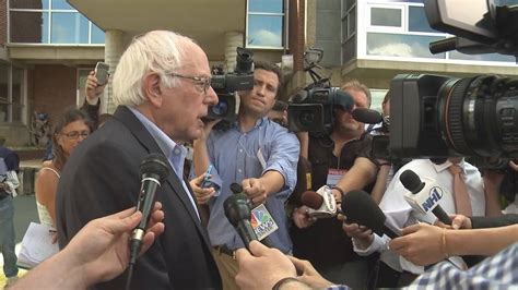 Bernie Sanders Wants Media To Focus On Serious Issues The Biggest Impact Bernie Sanders May