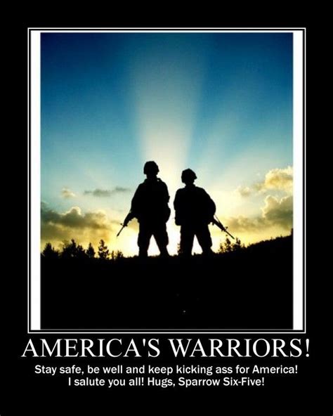 Americas Warriors Warrior I Salute You America