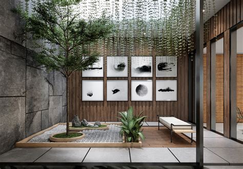 Modern Minimalist Indoor Garden On Behance