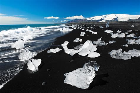 Black Sand Beaches In Iceland Beauty Of Planet Earth