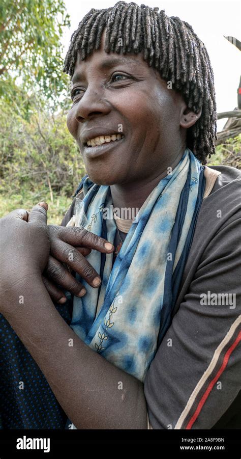 Bana Or Bena Tribe Woman With Braided Hair Ethiopia Stock Photo Alamy