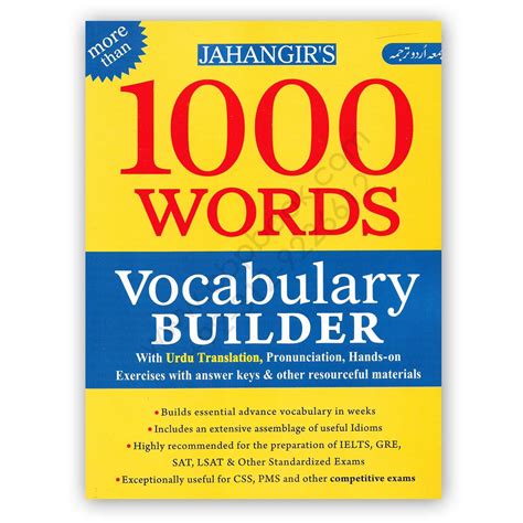 More Than 1000 Words Vocabulary Builder Jahangir Cbpbook