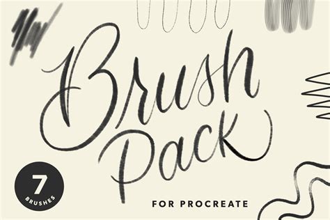 Procreate Lettering Brush Pack Brushes ~ Creative Market