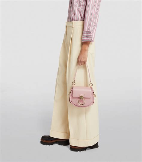 Chloé Purple Small Leather Tess Top Handle Bag Harrods Uk