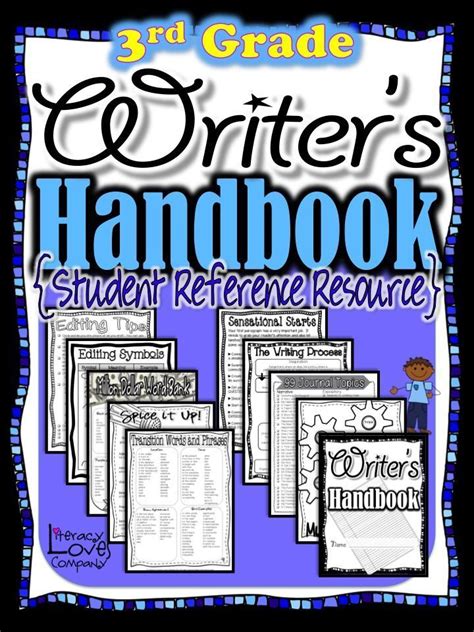 Writers Handbook Student Reference Resource 3rd Grade Writing