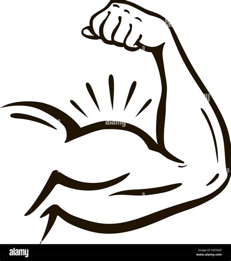 Power Hand Muscular Arm Bicep Gym Wrestling Powerlifting