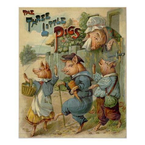 Vintage Fairy Tale Illustrations Posters Vintage Fairy Tale Little