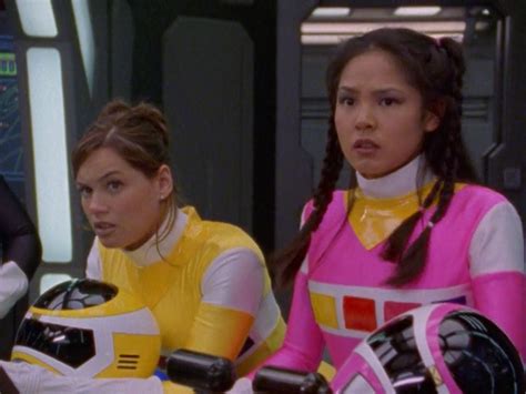In Space Cassie And Ashley Pink Power Rangers Power