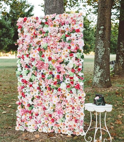 Brides Magazine On Instagram “wedding Diy Idea Create A Floral Wall