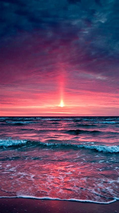 Pin By Eve On Ocean In 2019 Beach Sunset Wallpaper
