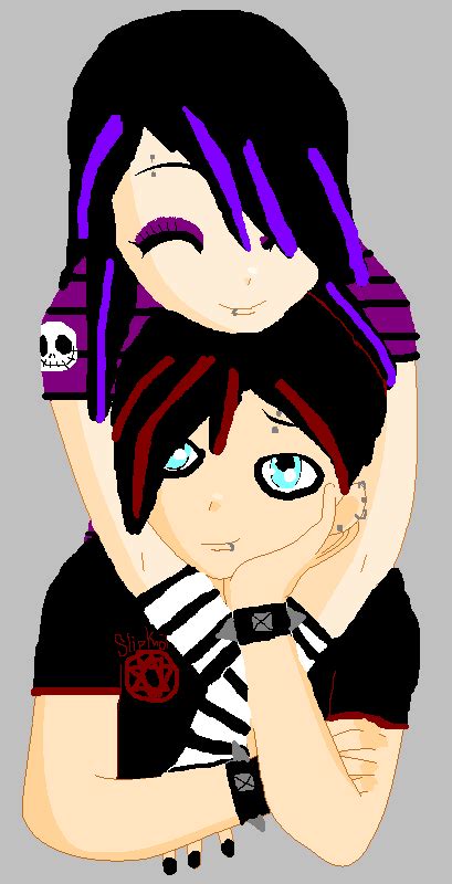 Cute Emo Couple By Slipknot14 On Deviantart