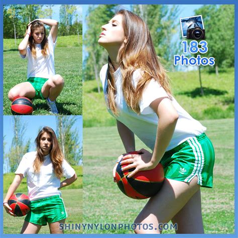 Photoset 148 Green Adidas Nylon Shorts