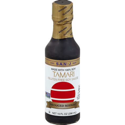 San J Tamari Reduced Sodium Hot Sauce Fishers Foods