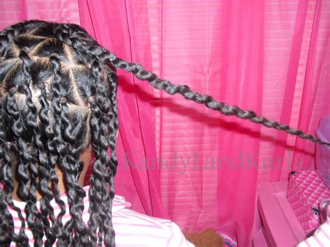See more ideas about natural hair styles, hair styles, hair beauty. African Threaded Corkscrew Twists with Triangle Parts ...