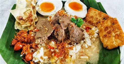 Kangen Masakan Kampung Yuk Bikin Nasi Gandul Khas Jawa Tengah