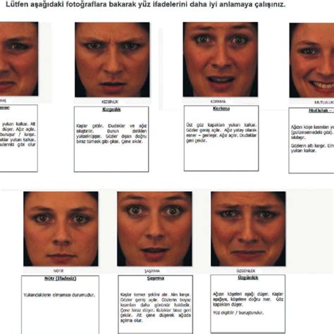 Facial Expressions The Respondents Asked To Recognize Download