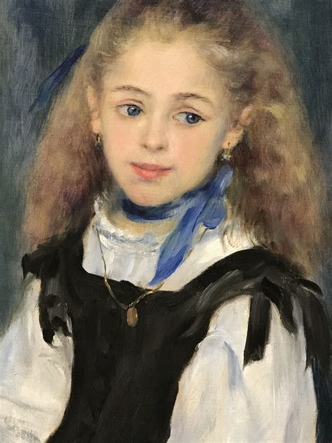 Portrait Of Mademoiselle Adelphine Legrand By Pierre Auguste Renoir