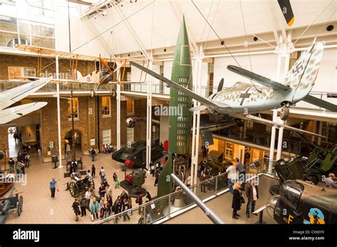 Inside View Of Imperial War Museum London Uk Stock Photo Alamy