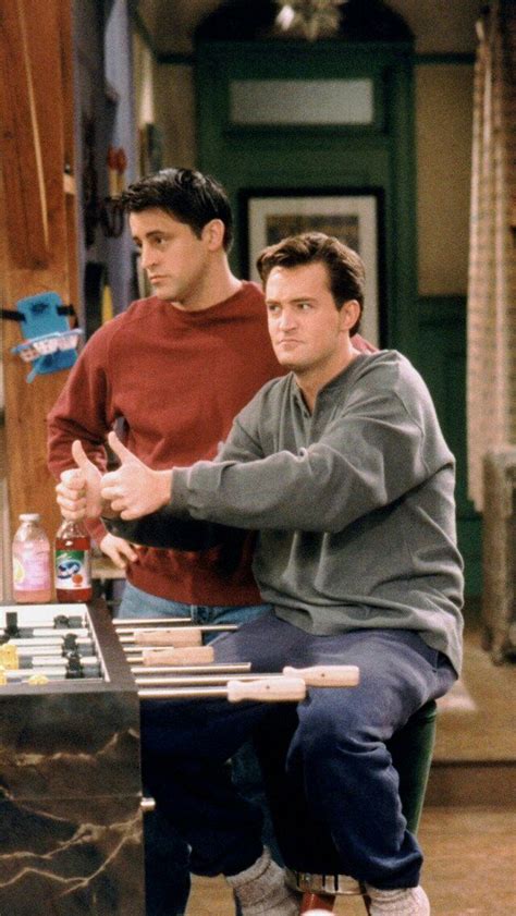 Joey And Chandler Friends Scenes Joey Friends Friends Moments
