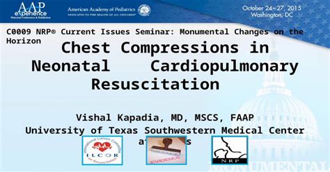 Chest Compressions In Neonatal Cardiopulmonary Resuscitation Vishal