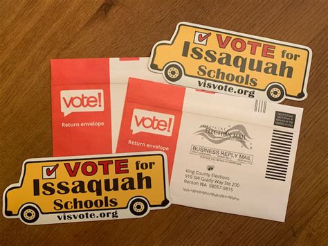 Ballots Are Arriving In Mailboxes Volunteers For Issaquah Schools