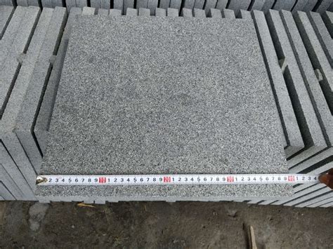 G654 Granite Tiles Flamed Grey Granite Tiles Natural Granite Tile