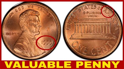 RARE 1999 PENNY WORTH MONEY IN YOUR POCKET CHANGE! RARE PENNIES TO LOOK ...