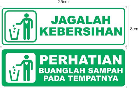 Contextual translation of buang sampah dalam tong into english. Jual Stiker Kebersihan Buang Sampah di lapak Rajawali Shop ...