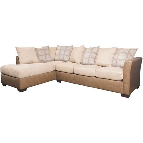 The 2pc 2tone Sectional By Simmons Upholstery Forwards Comfort Quality
