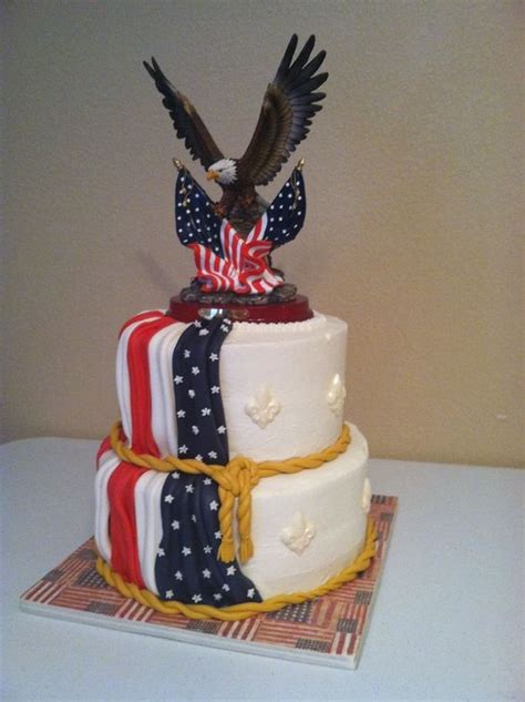 For the cake, my birthday boy requested army. Army cake, Memorial day and American flag on Pinterest