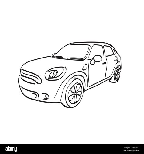 Car Drawings Front View