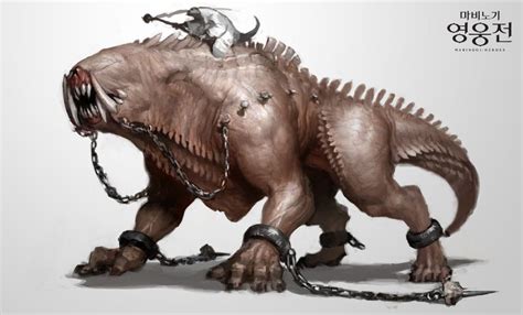 Vindictus Weird Creatures Fantasy Monster Creature Design
