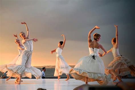 People Girls Dancing Dance Dancer White Dress Sky Ocean Man