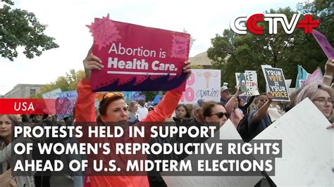 protests held in support of women s reproductive rights ahead of u s midterm elections youtube