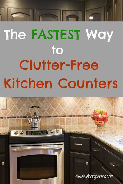 5 Simple Ways To Declutter Your Kitchen Counters Simpleigh Organized