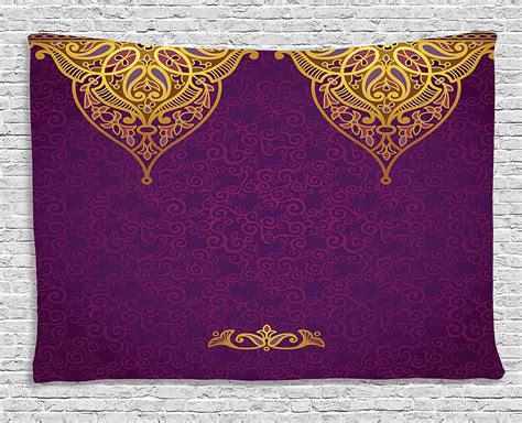 Purple Decor Collection Eastern Oriental Royal Palace