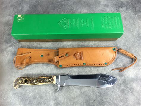 What Is A Puma White Hunter 6377 Stag Fixed Blade Knife With Sheath Worth