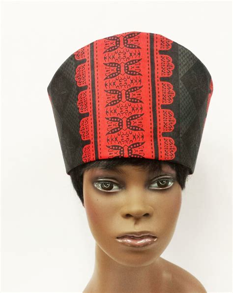 African Print Hat Kufi Women 100 Cotton All Sizesfree Etsy