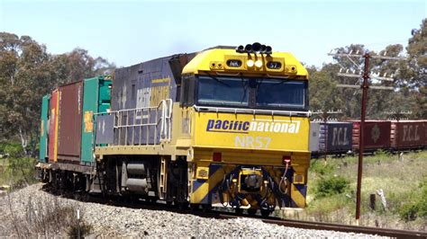 Australian Freight Train At Great Western Victoria Youtube