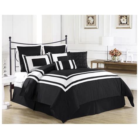 Shop for bedding sets with bed sheets, comforters & covers from top brands spaces, bombay dyeing, raymond home, etc. Black And White Bedding Sets Queen - Home Furniture Design