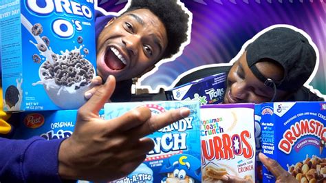 First Time Trying All New Weird Cereals Of 2020 Youtube