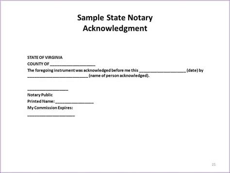 Looking for notary block template? Notary Signature Example Sample Notary Signature Block ...