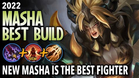 New Buff Masha Best Build In 2022 Top 1 Global Masha Build Masha Gameplay Mobile Legends
