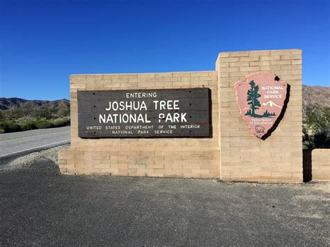 Finding All Joshua Tree National Park Entrance Signs Parks And Trips