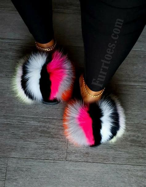 𝓣𝓱𝓮 𝓓𝓸𝓷 🧸 Fluffy Shoes Girly Shoes Fur Shoes