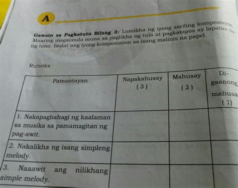 A Maaring Magsimula Muna Sa Paglikha Ng Tula At Pagkatapos Ay Pata