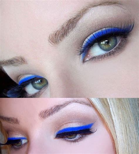 Top Makeup Looks With Blue Eyeliner For Every Eye Color Blue