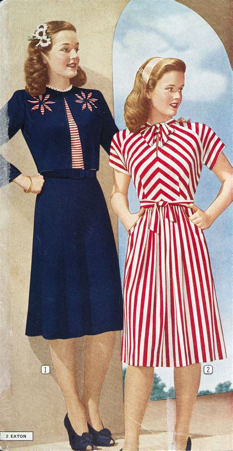 1940s Womens Fashion Pictures Fashionstory
