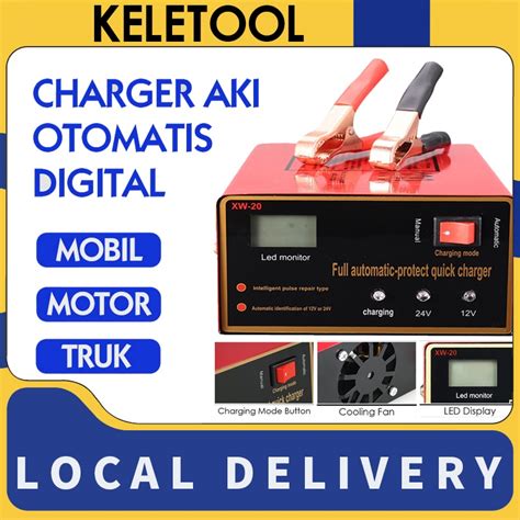 Jual Lead Acid Smart Battery Charger Charger Aki Mobil V V Universal Pengisi Daya Baterai