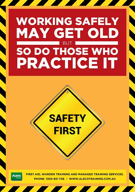 Workplace Safety Posters Downloadable And Printable Alsco Training